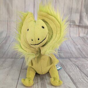 NWT Jellycat Davey Dilophosaurus Plush Toy Yellow Green Dinosaur – Kids 12”